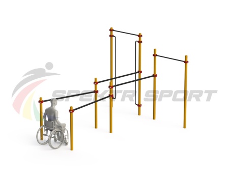 Купить Спортивный комплекс для инвалидов-колясочников WRK-D19_76mm в Зеленоградске 