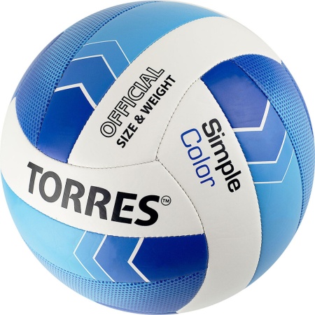 Купить Мяч волейбольный Torres Simple Color любительский р.5 в Зеленоградске 